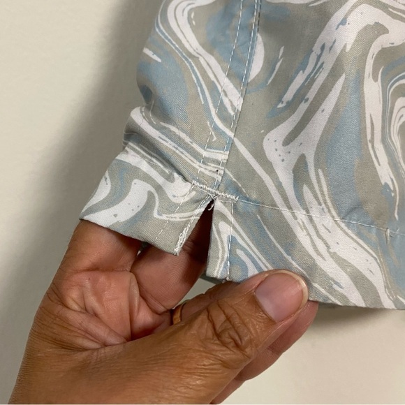 Playboy By PacSun Swim Trunks Men’s Size Medium Marble Swim Short Trunks - Picture 6 of 15